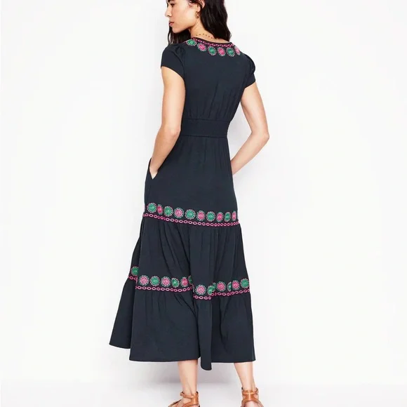 Boden Eloise Embroidered Midi Dress - Picture 4 of 7